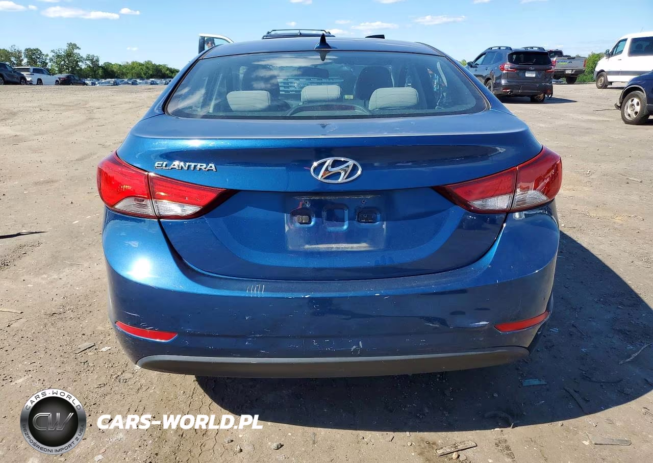 2015 Hyundai Elantra Se VIN:KMHDH4AE8FU458815 - 6