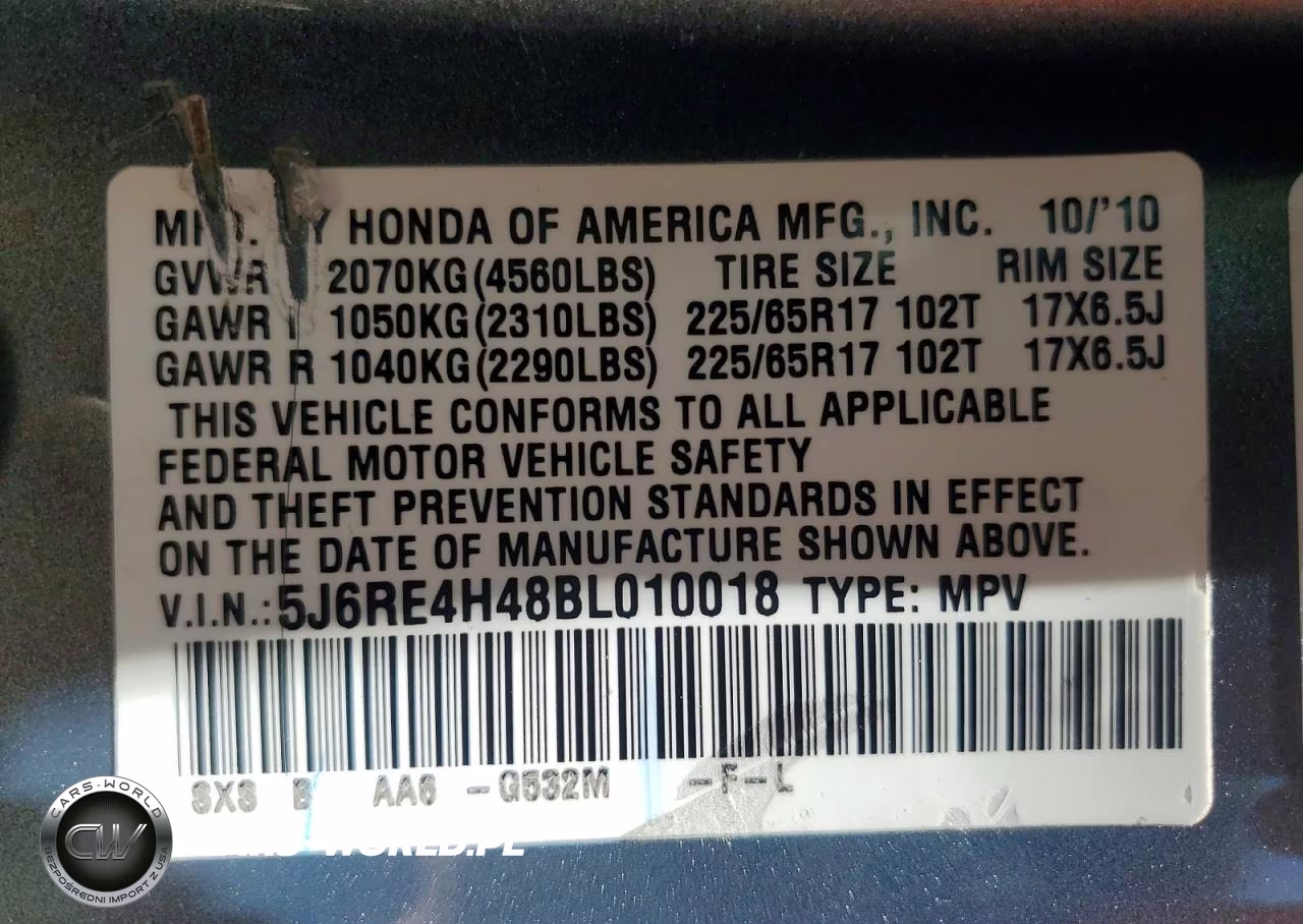 2011 Honda Cr-V Se VIN:5J6RE4H48BL010018 - 13