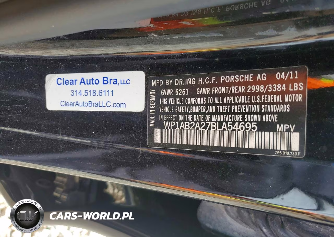 2011 Porsche Cayenne S VIN:WP1AB2A27BLA54695 - 12