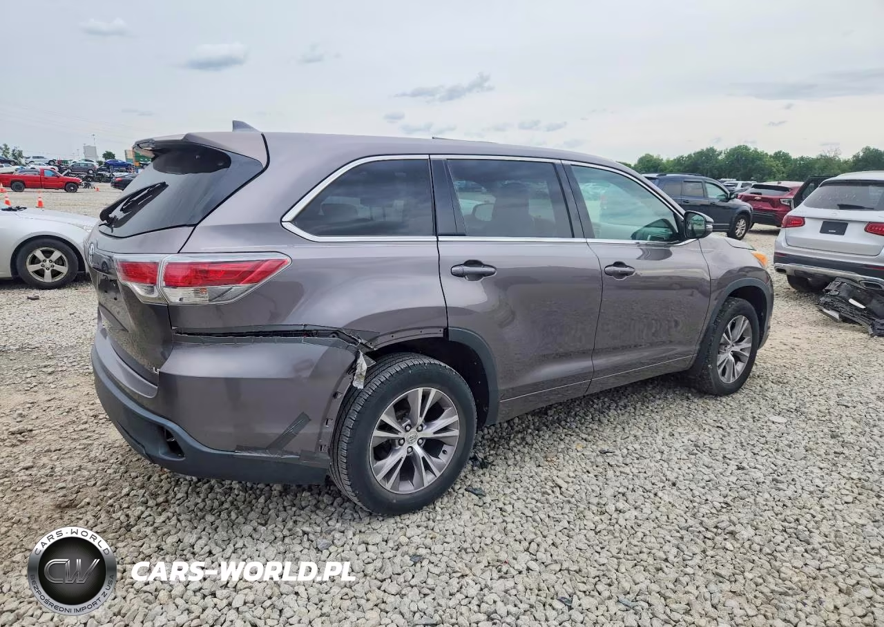 2014 Toyota Highlander Le Plus VIN:5TDZKRFH8ES014915 - 3