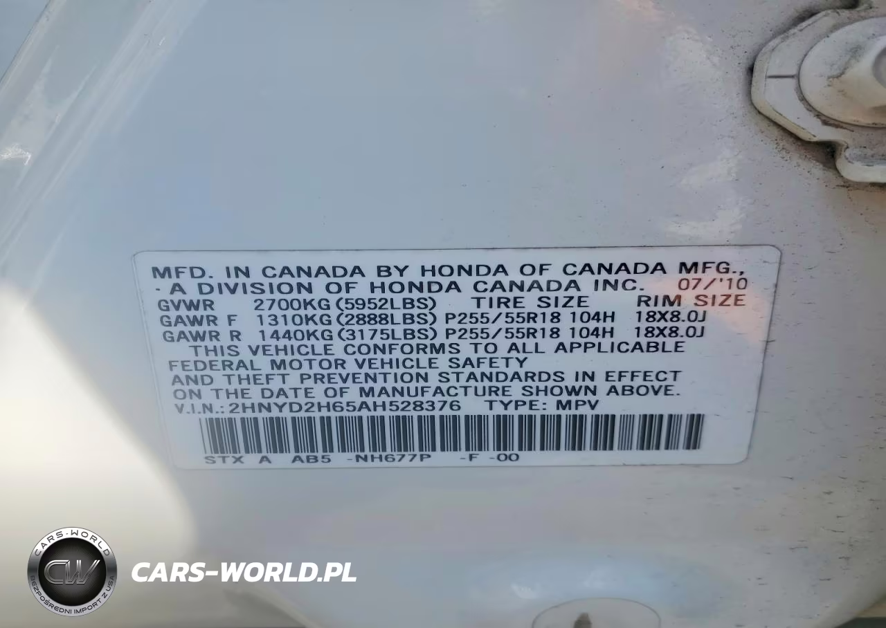 2010 Acura Mdx Technology VIN:2HNYD2H65AH528376 - 13