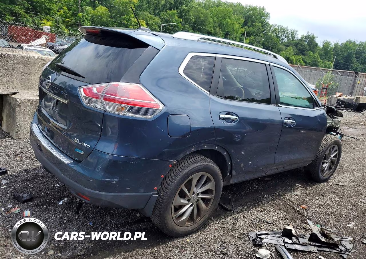 2014 Nissan Rogue Sl VIN:5N1AT2MV6EC840895 - 3