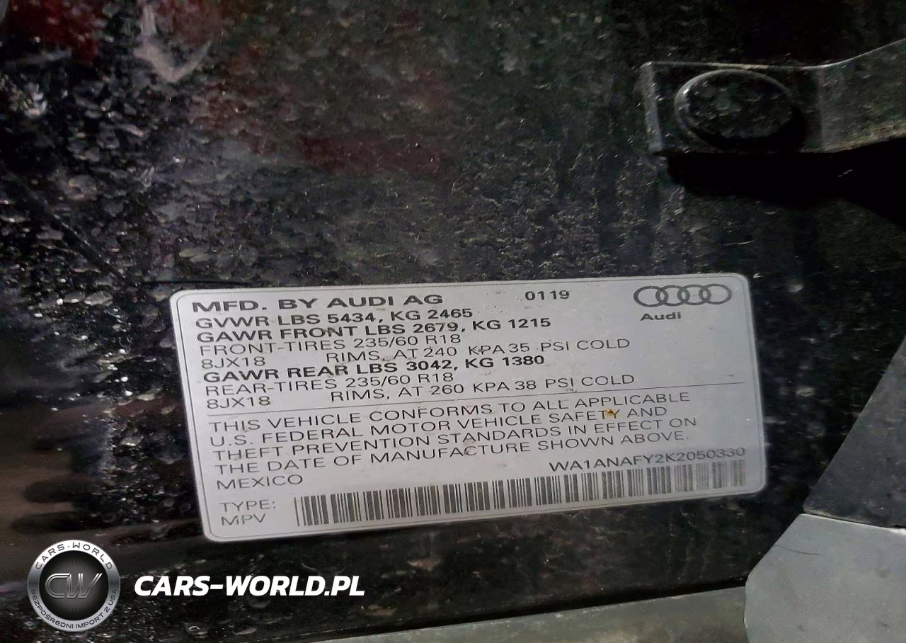 2019 Audi Q5 Premium VIN:WA1ANAFY2K2050330 - 13