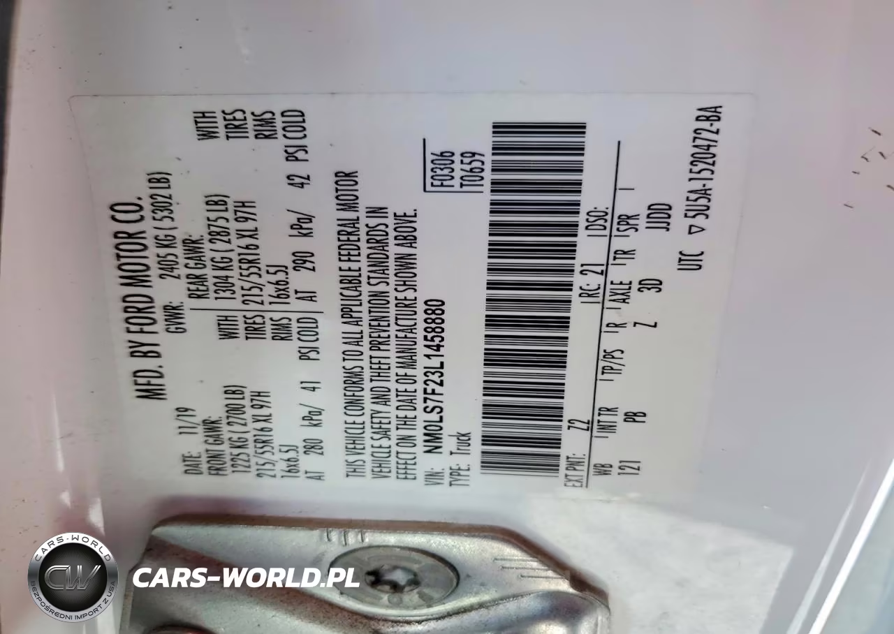 2020 Ford Transit Connect Xlt Delivery Van VIN:NM0LS7F23L1458880 - 13