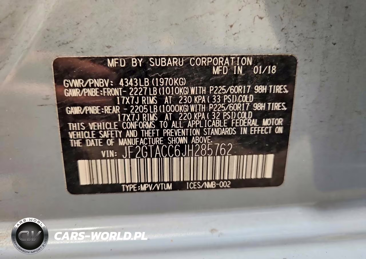 2018 Subaru Crosstrek Premium VIN:JF2GTACC6JH285762 - 12