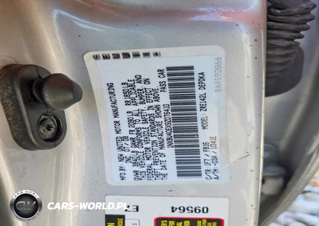 2009 Toyota Corolla Le VIN:1NXBU40EX9Z076410 - 12