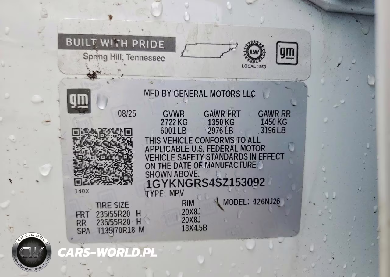 2025 Cadillac Xt5 Sport VIN:1GYKNGRS4SZ153092 - 14