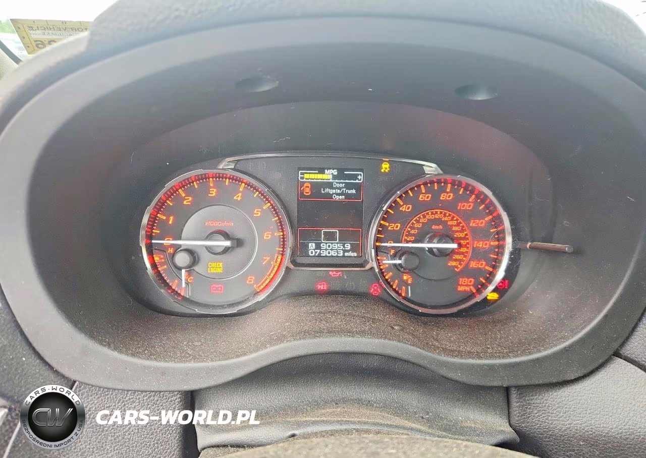 2015 Subaru Wrx VIN:JF1VA1D62F9815298 - 9