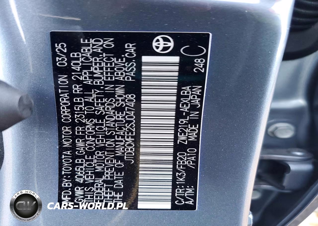 2025 Toyota Corolla Hybrid Le VIN:JTDBCMFE2SJ047408 - 12