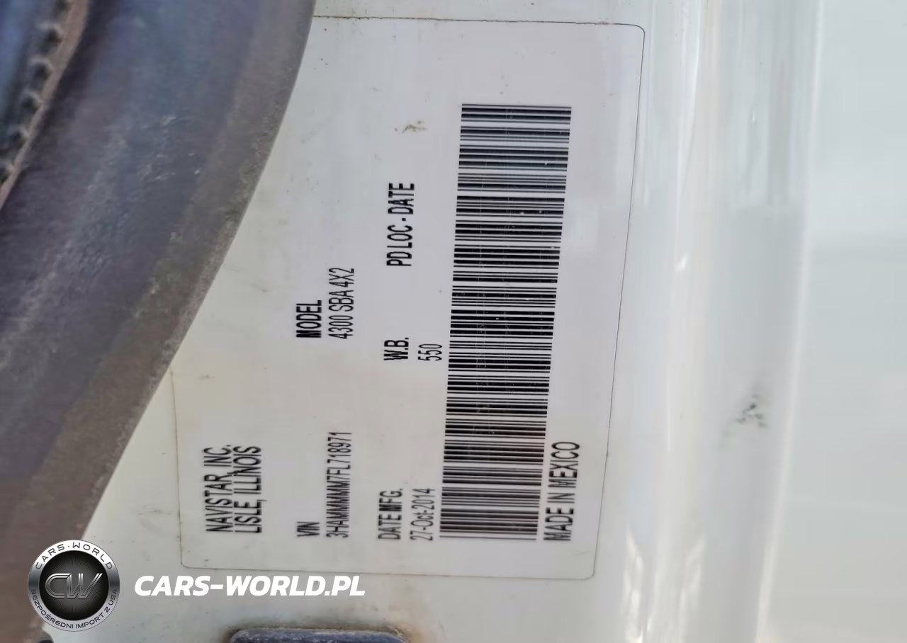 2015 International 4000 4300 VIN:3HAMMMMM7FL718971 - 10