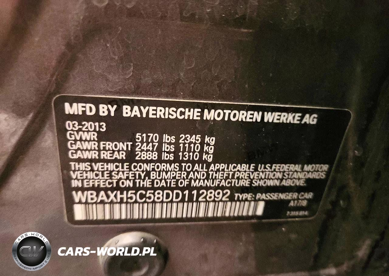 2013 BMW 528 Xi VIN:WBAXH5C58DD112892 - 12