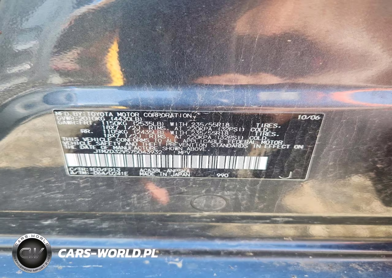 2007 Toyota Rav4 Sport VIN:JTMZD32V575043932 - 13