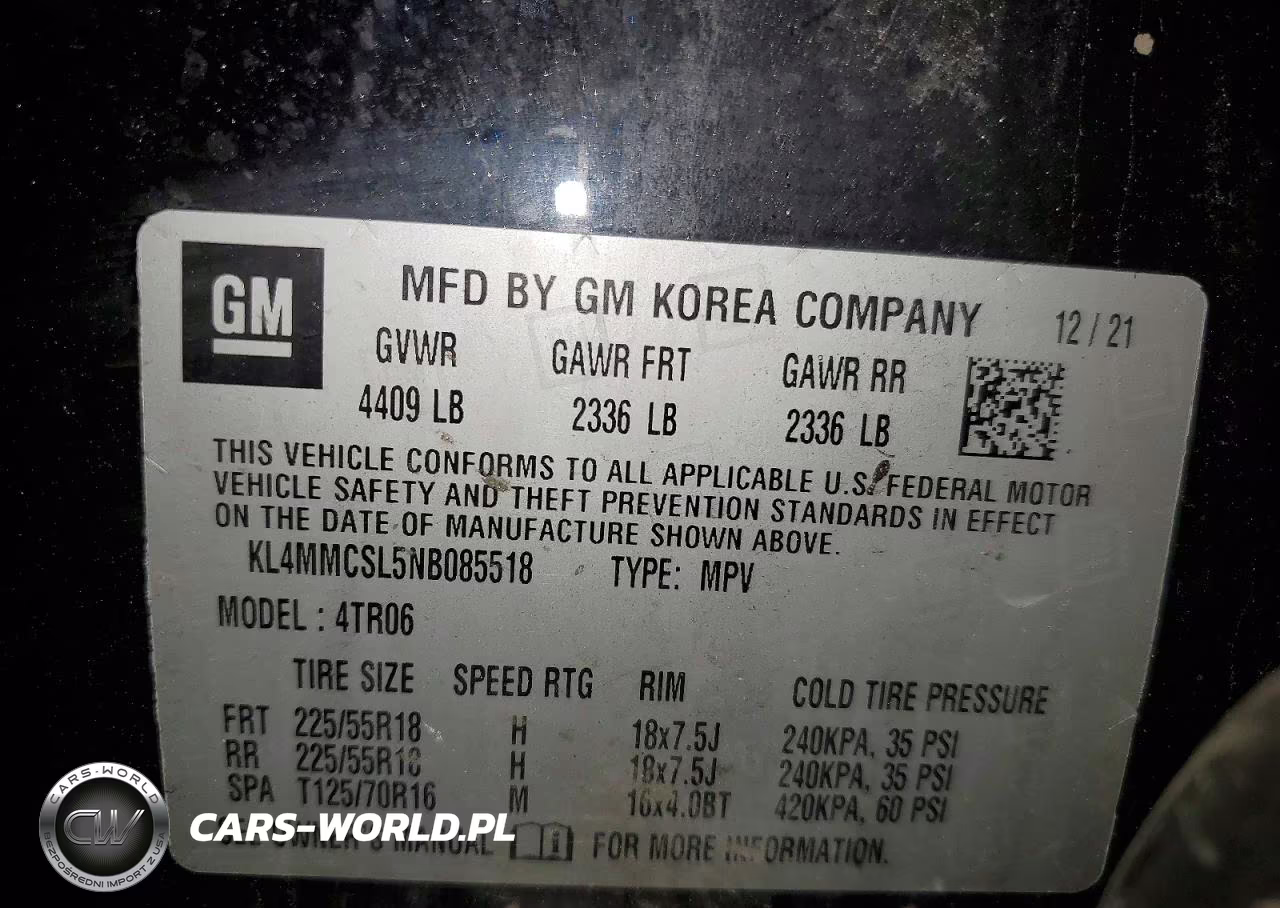 2022 Buick Encore Gx Preferred VIN:KL4MMCSL5NB085518 - 13