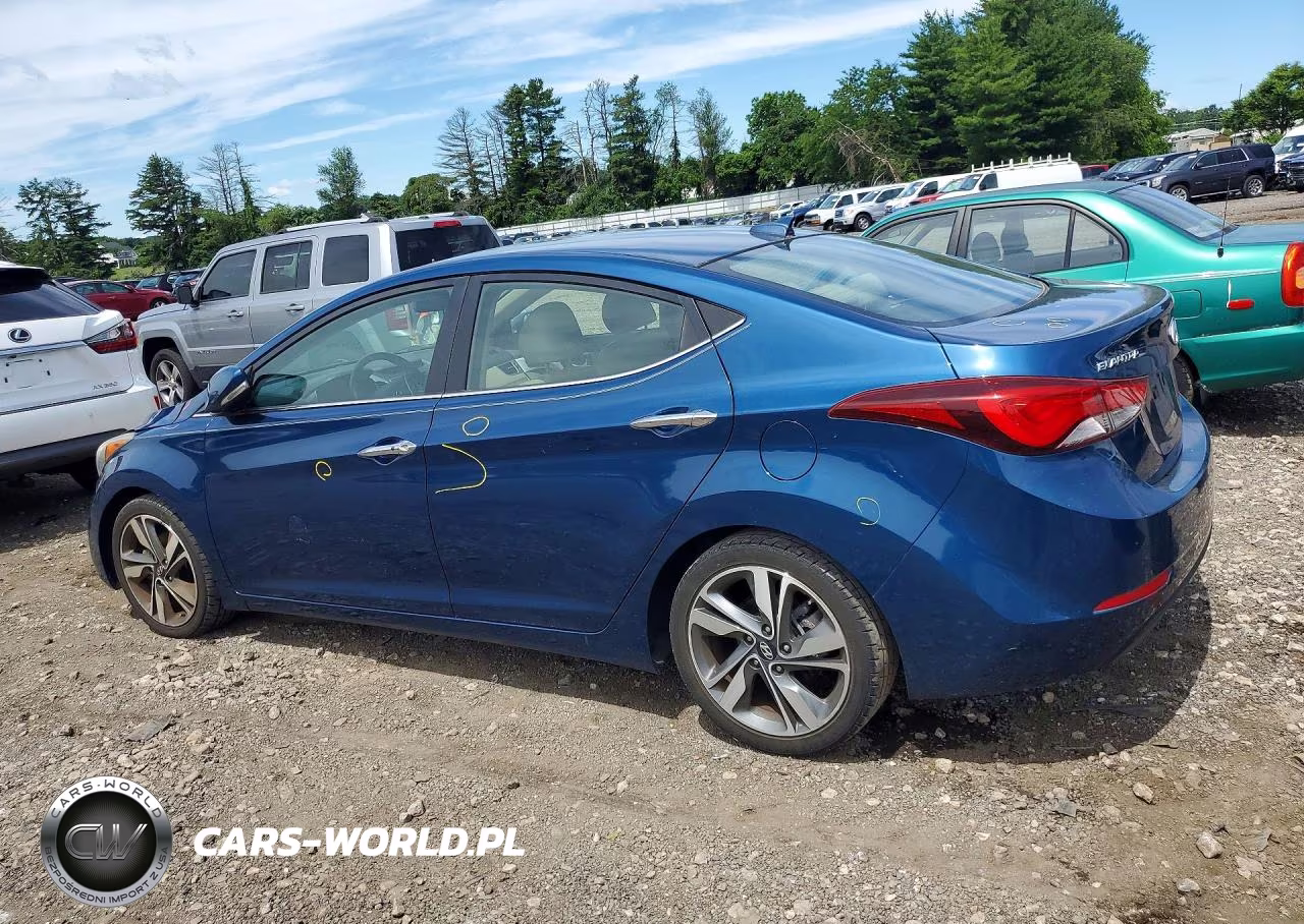 2016 Hyundai Elantra Limited VIN:KMHDH4AE3GU620576 - 2