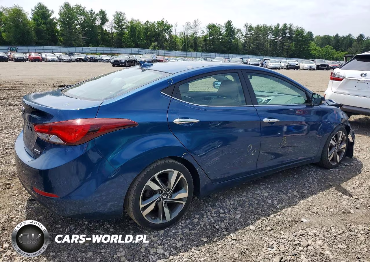 2016 Hyundai Elantra Limited VIN:KMHDH4AE3GU620576 - 3