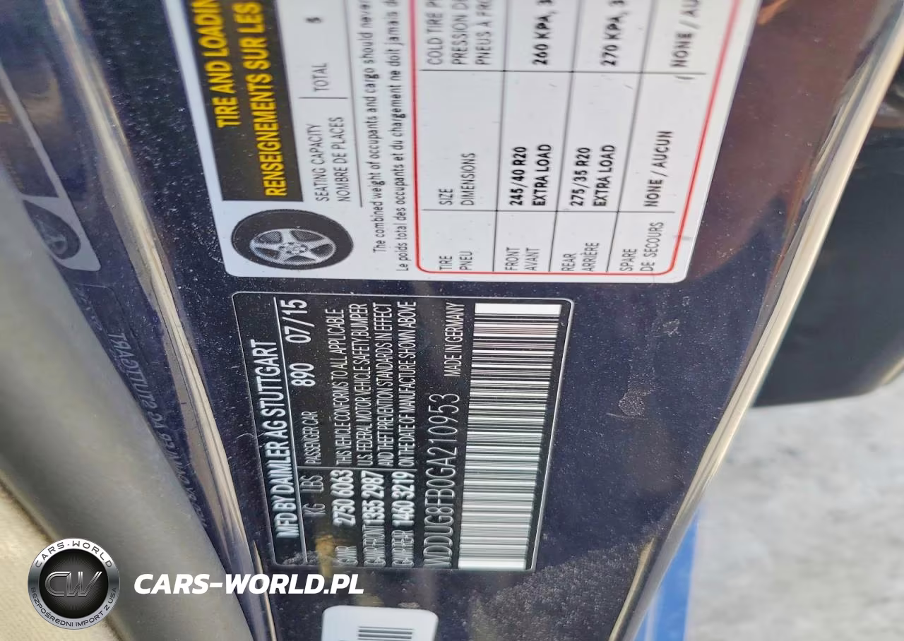 2016 Mercedes-Benz S 550 4Matic VIN:WDDUG8FB0GA210953 - 12
