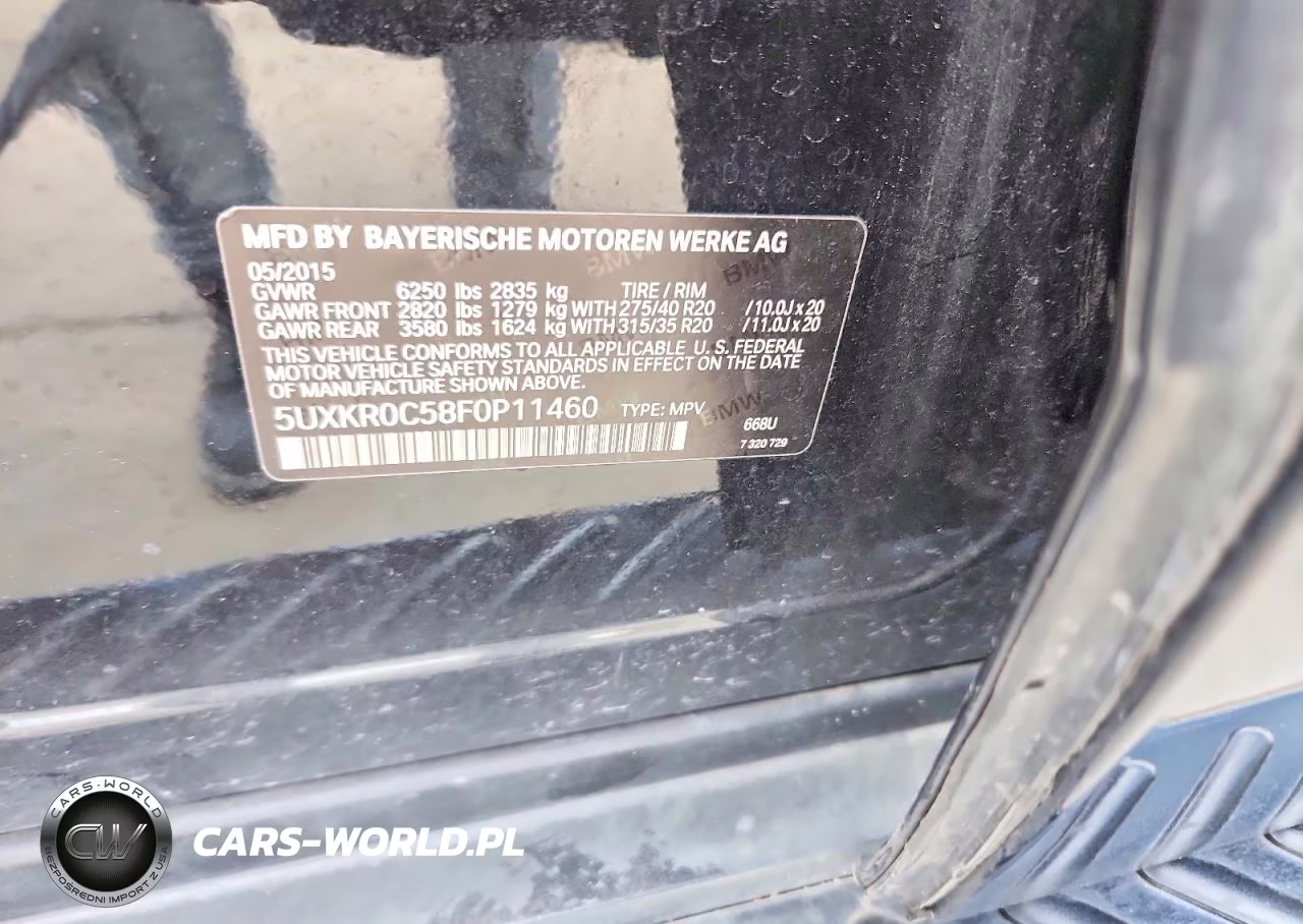 2015 BMW X5 xDrive35I VIN:5UXKR0C58F0P11460 - 13