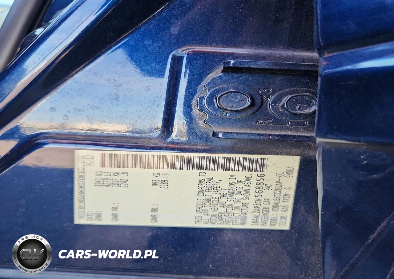 2012 Nissan Altima 2.5 VIN:1N4AL2AP3CN568856 - 12