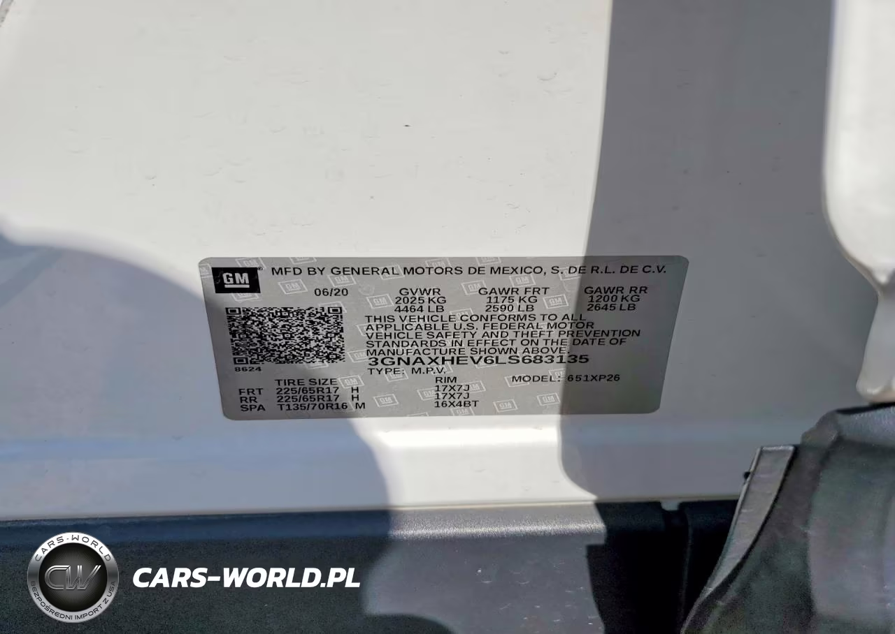 2020 Chevrolet Equinox Ls VIN:3GNAXHEV6LS683135 - 13