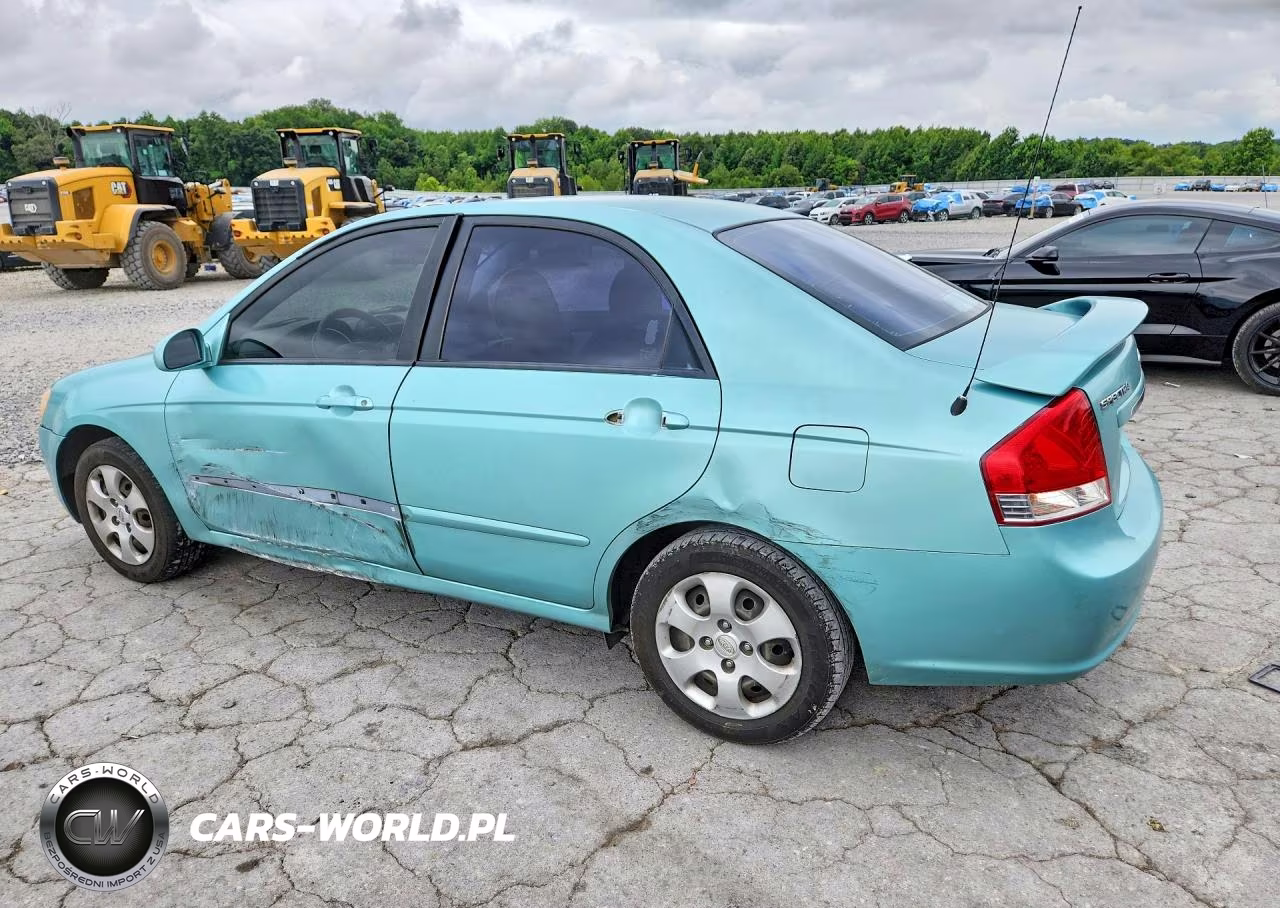 2007 Kia Spectra Lx VIN:KNAFE121875480208 - 2