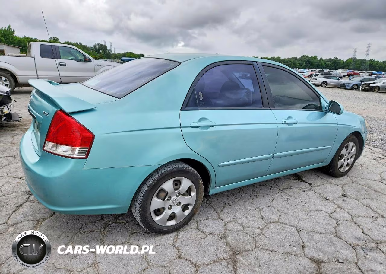 2007 Kia Spectra Lx VIN:KNAFE121875480208 - 3