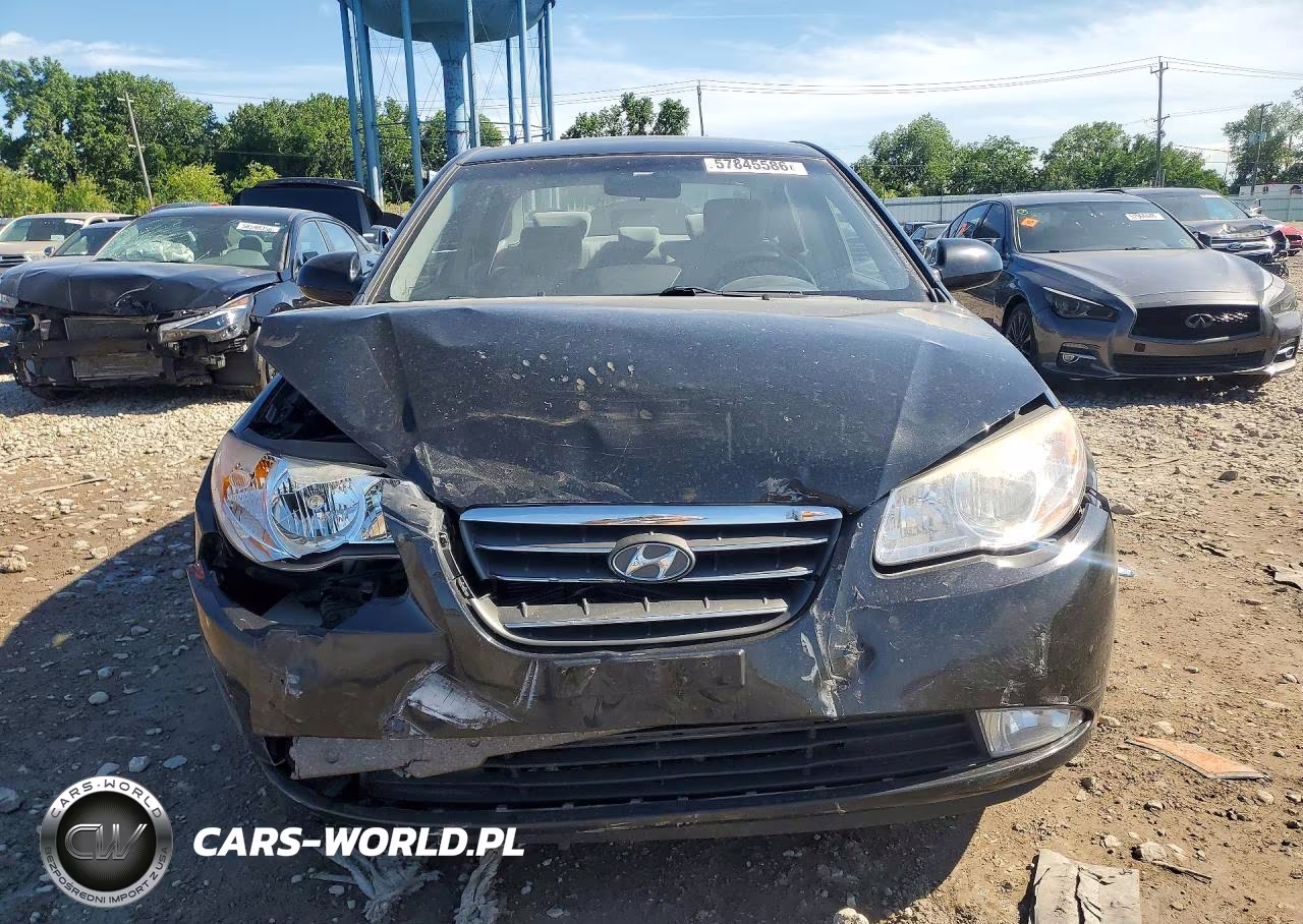 2009 Hyundai Elantra Gls VIN:KMHDU46D39U604439 - 5