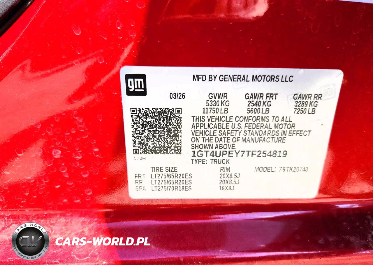 2026 GMC Sierra K2500 At4 VIN:1GT4UPEY7TF254819 - 13