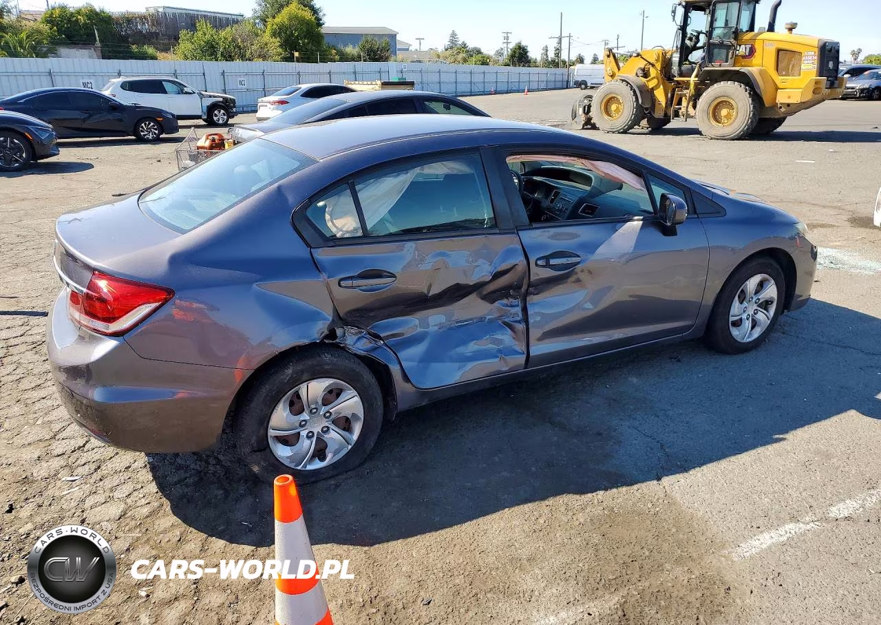 2014 Honda Civic Lx VIN:19XFB2F59EE252976 - 3