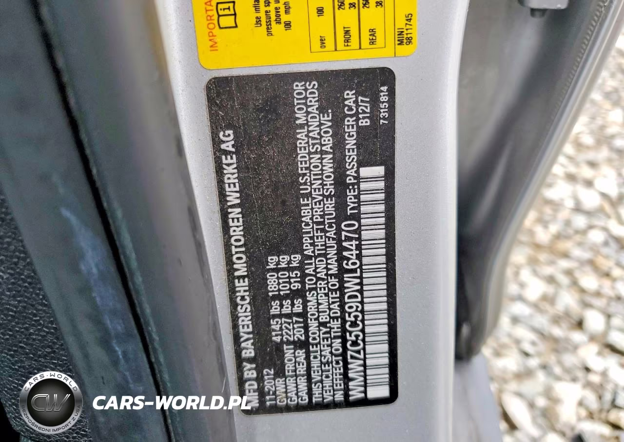 2013 Mini Cooper S Countryman VIN:WMWZC5C59DWL64470 - 12