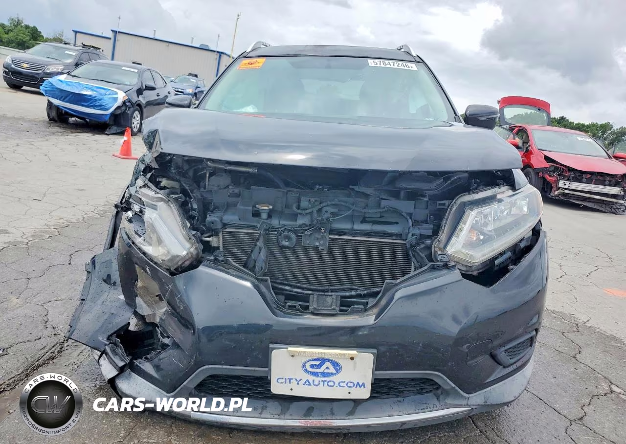 2016 Nissan Rogue Sv VIN:KNMAT2MV9GP713977 - 5