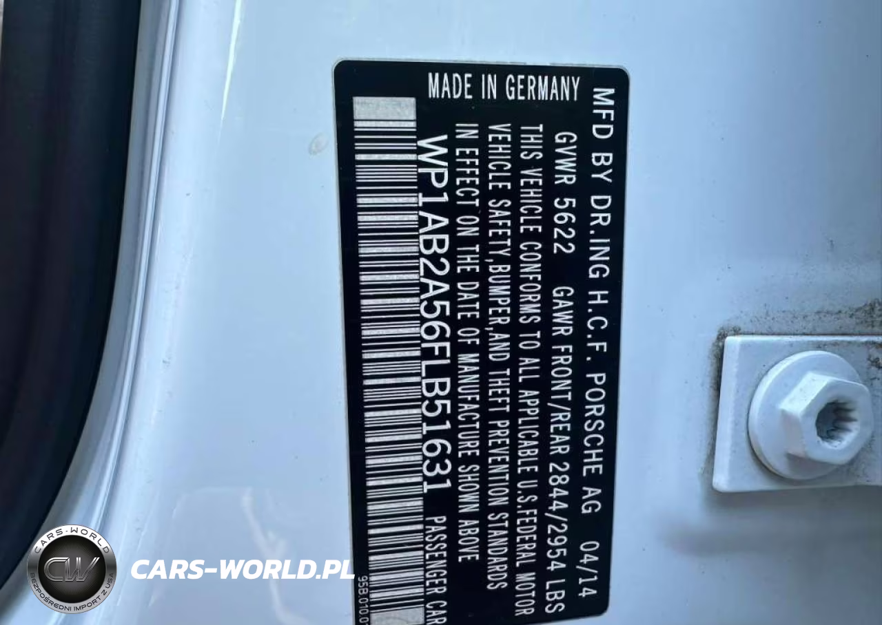 2015 Porsche Macan S VIN:WP1AB2A56FLB51631 - 15
