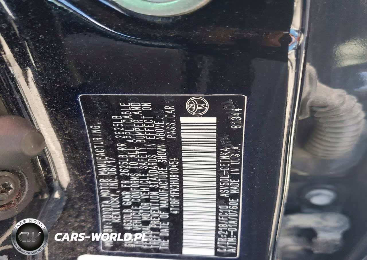 2017 Toyota Camry Le VIN:4T1BF1FK3HU810454 - 13