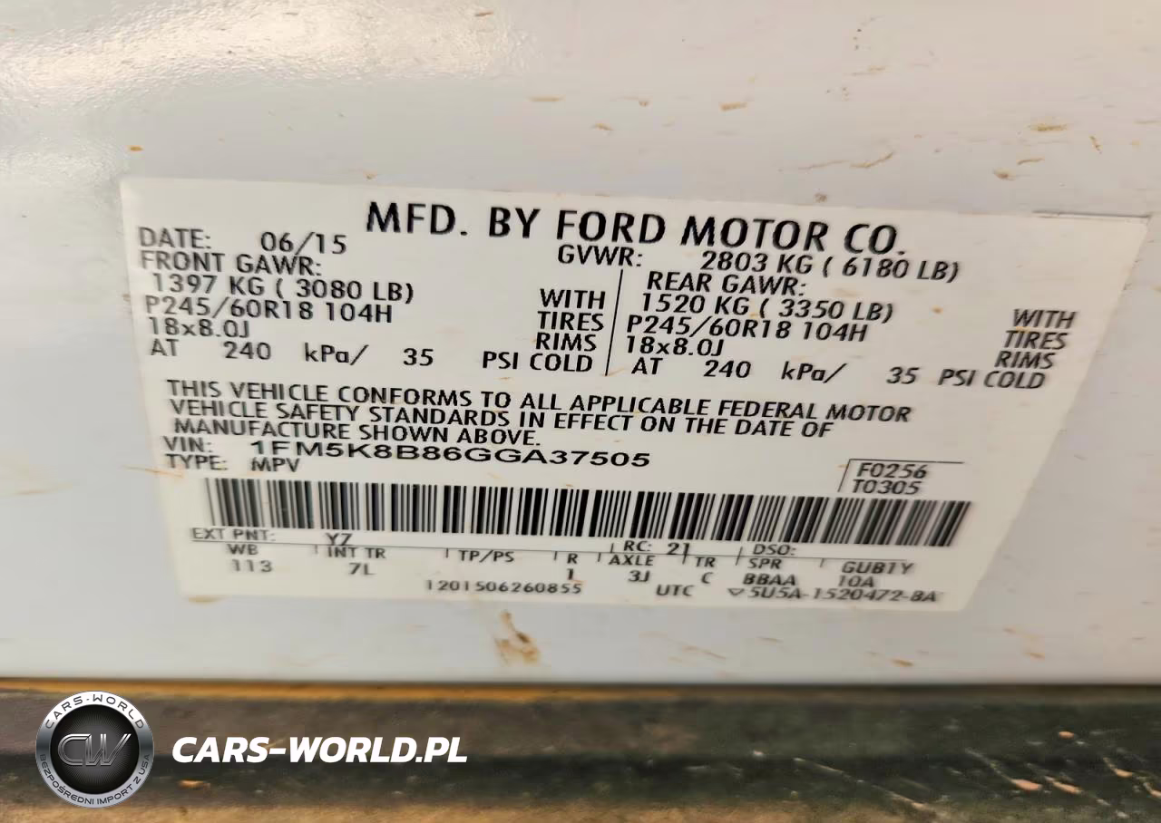 2016 Ford Explorer VIN:1FM5K8B86GGA37505 - 13