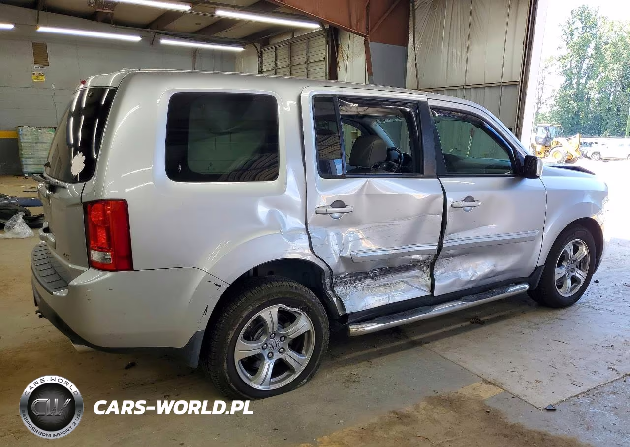 2013 Honda Pilot Exl VIN:5FNYF3H59DB037235 - 3