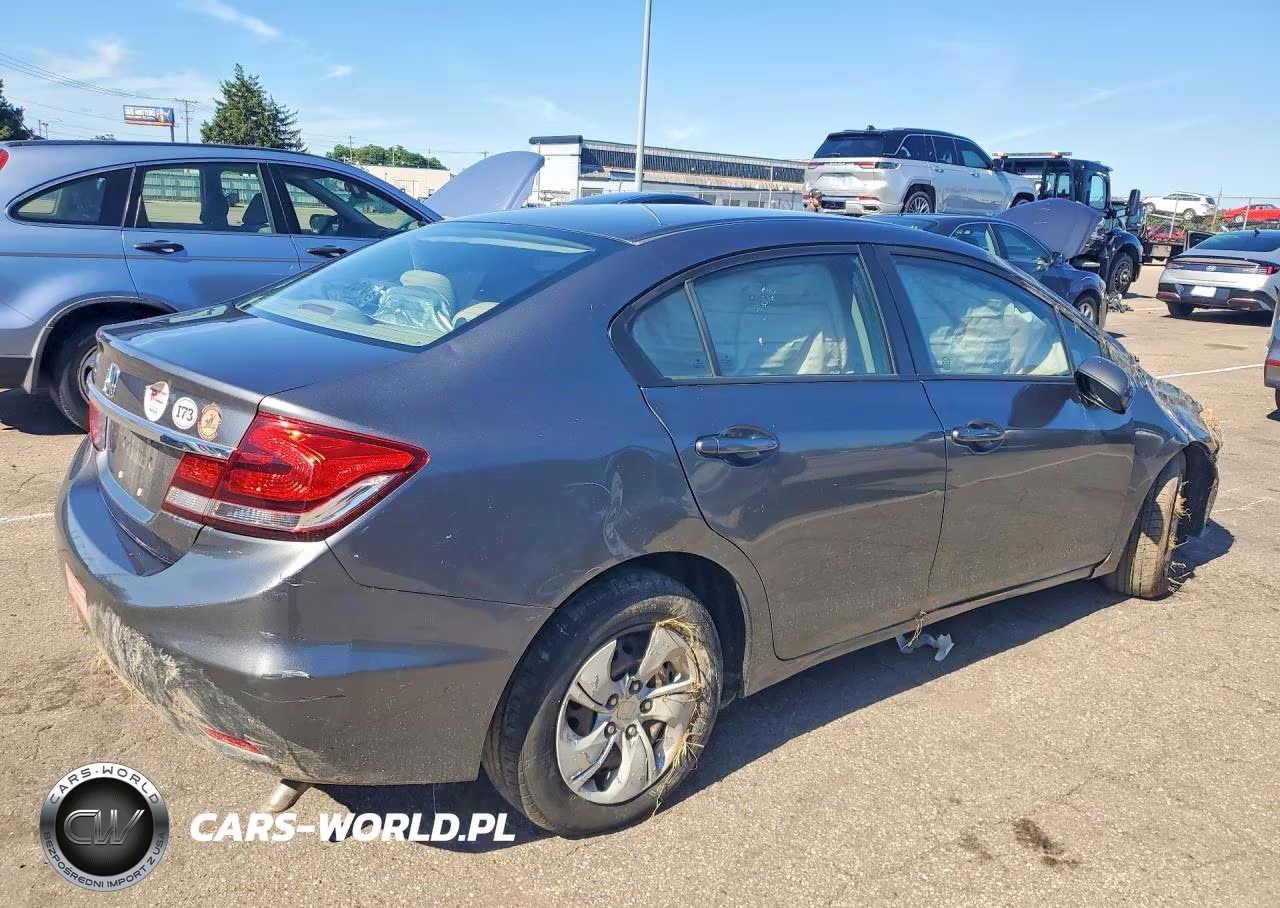 2013 Honda Civic Lx VIN:19XFB2F56DE096359 - 3