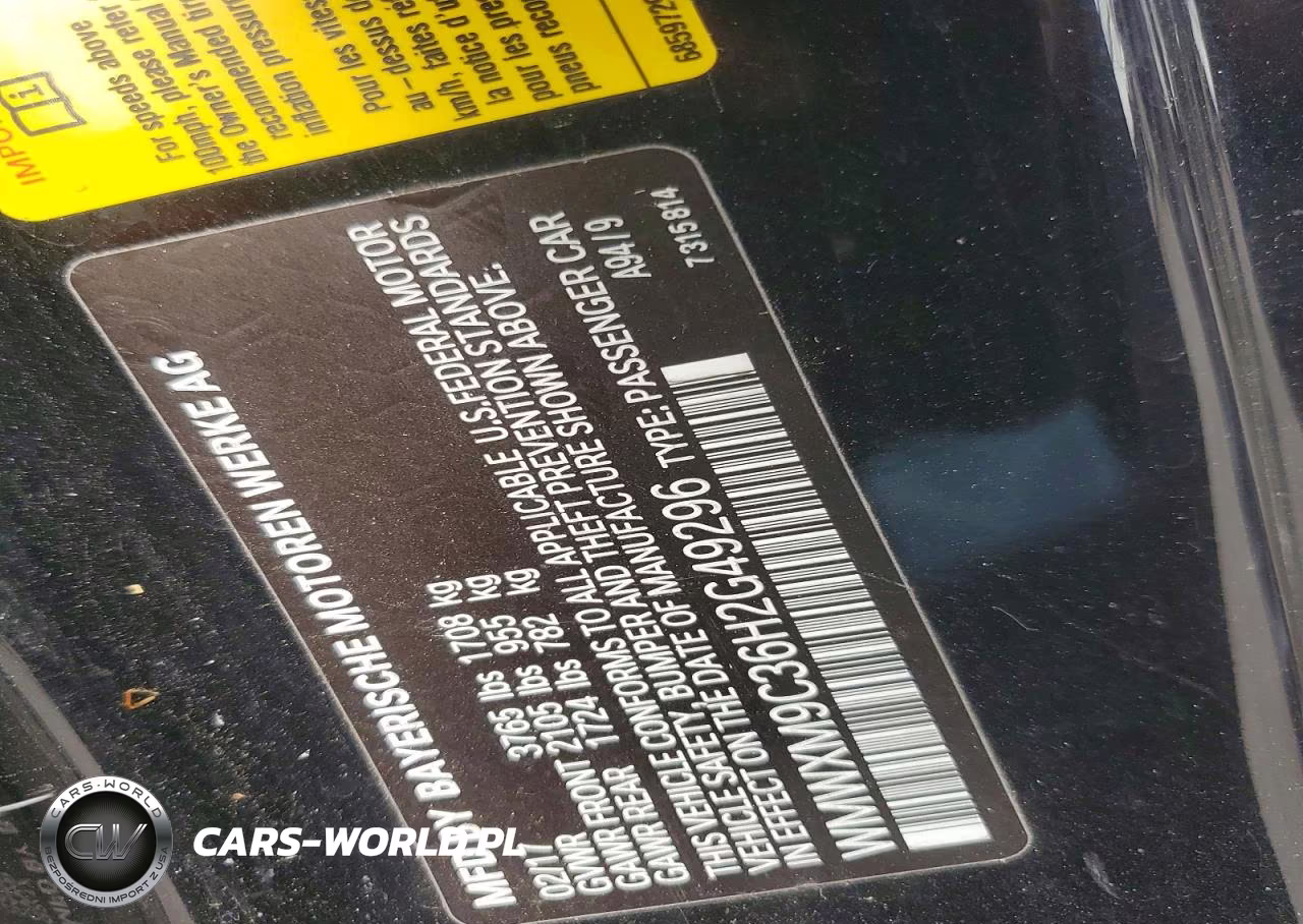 2017 Mini Cooper John Cooper Works VIN:WMWXM9C36H2G49296 - 12