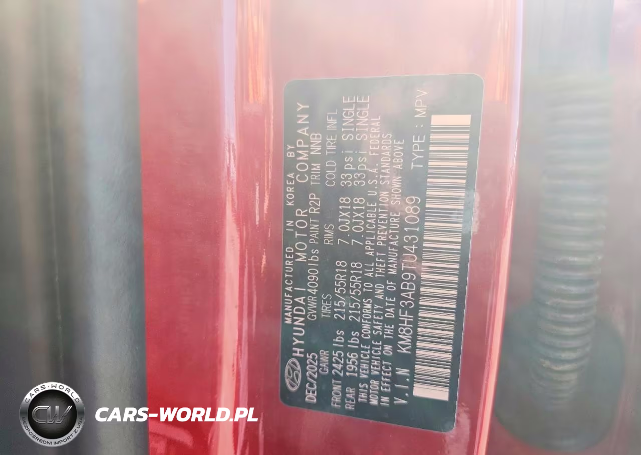 2026 Hyundai Kona Sel Sport VIN:KM8HF3AB9TU431089 - 13