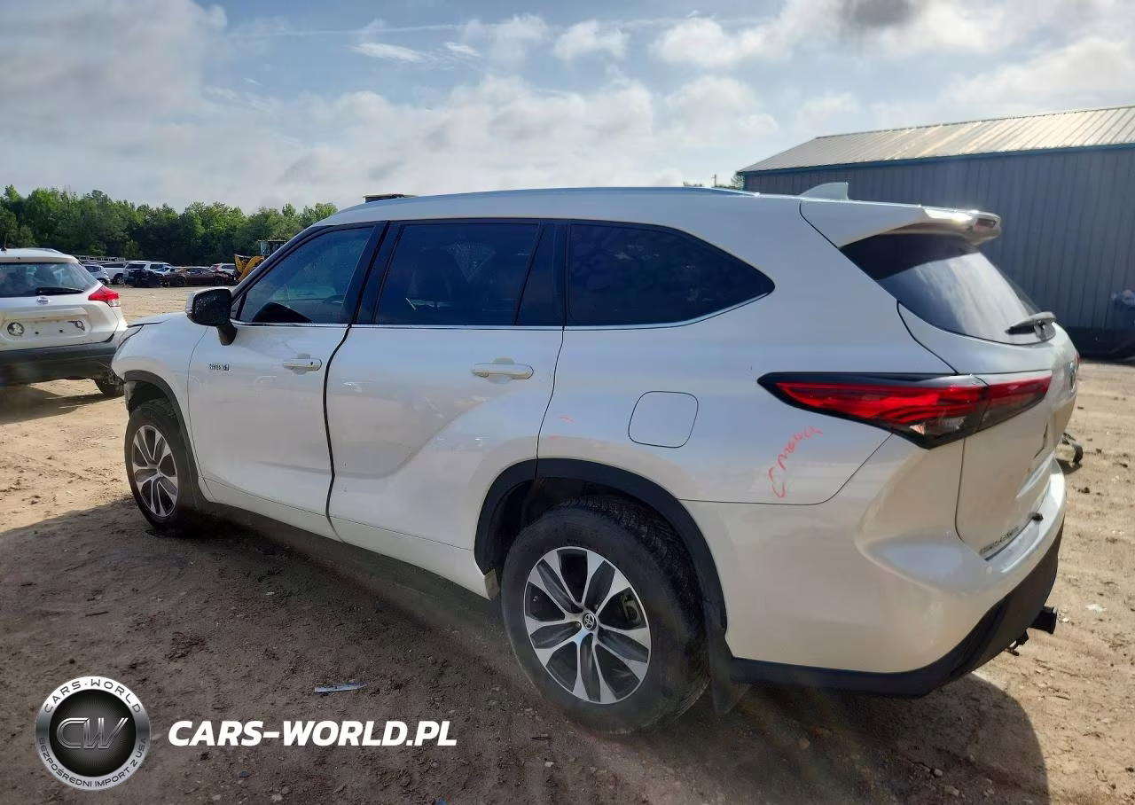 2021 Toyota Highlander Hybrid Xle VIN:5TDGARAH2MS006776 - 2
