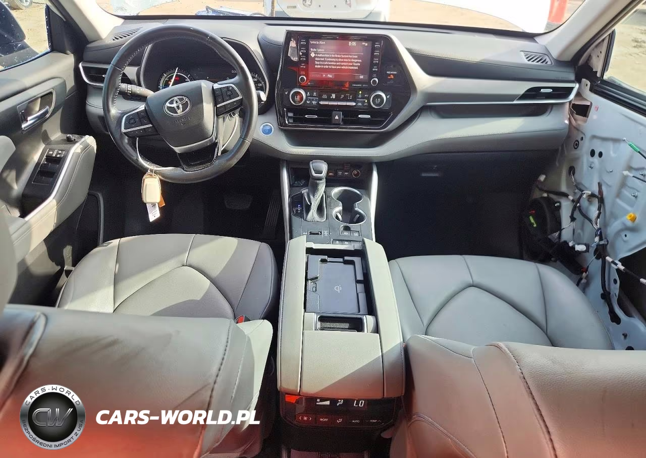 2021 Toyota Highlander Hybrid Xle VIN:5TDGARAH2MS006776 - 8