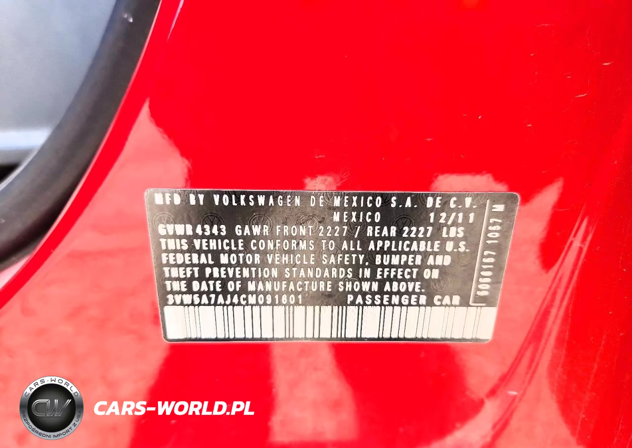 2012 Volkswagen Jetta Gli VIN:3VW5A7AJ4CM091601 - 12