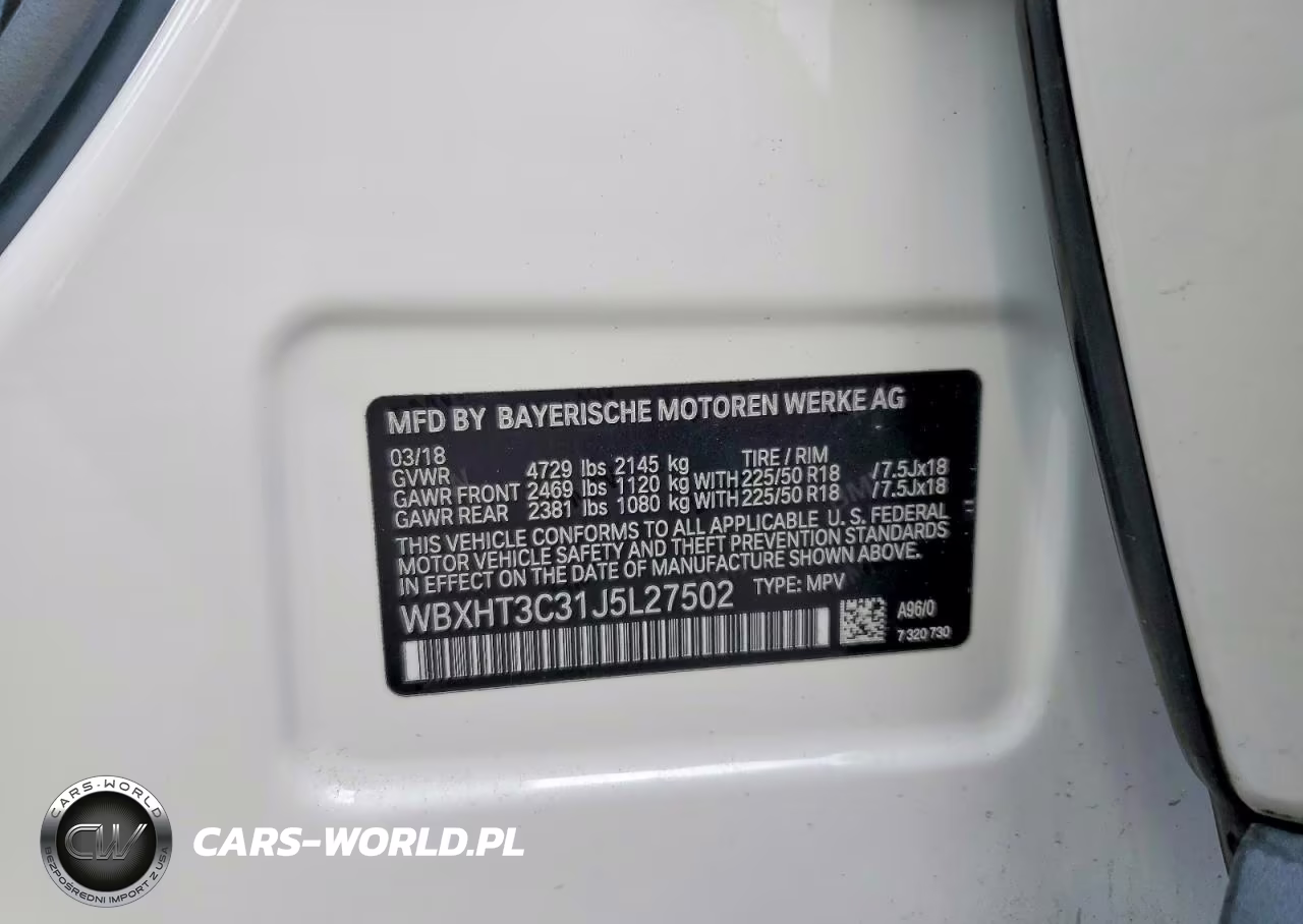 2018 BMW X1 xDrive28I VIN:WBXHT3C31J5L27502 - 13