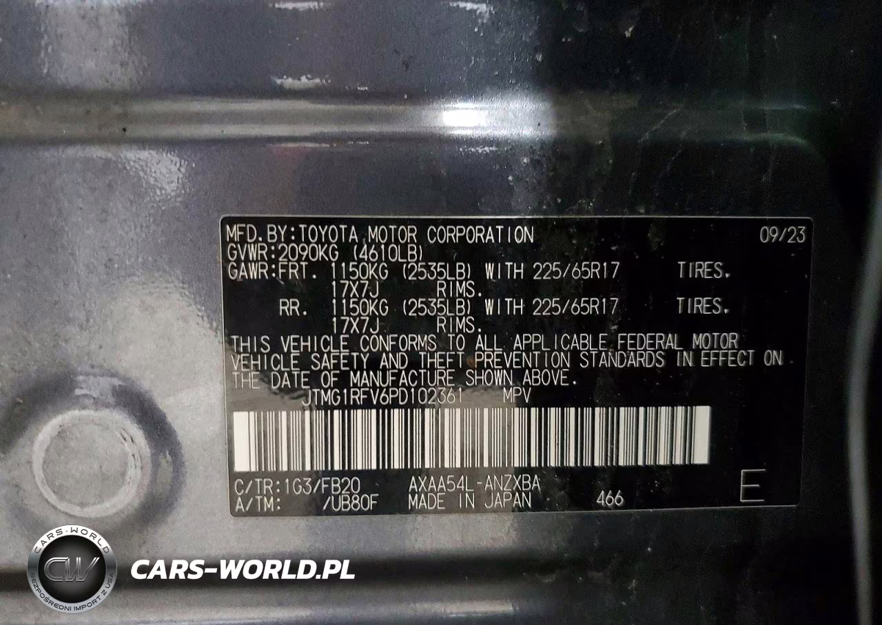 2023 Toyota Rav4 Le VIN:JTMG1RFV6PD102361 - 13