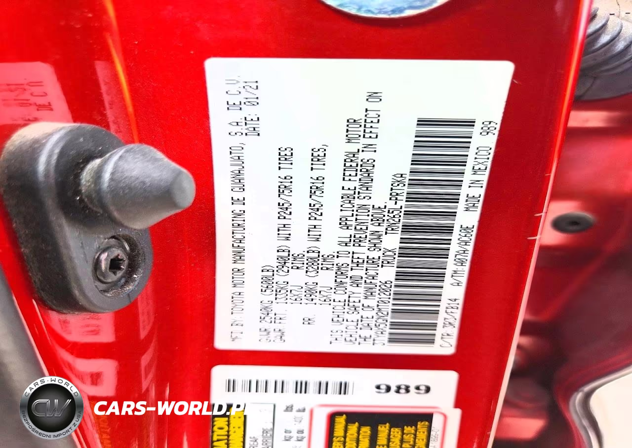 2021 Toyota Tacoma Sr VIN:3TYAX5GN2MT012026 - 12