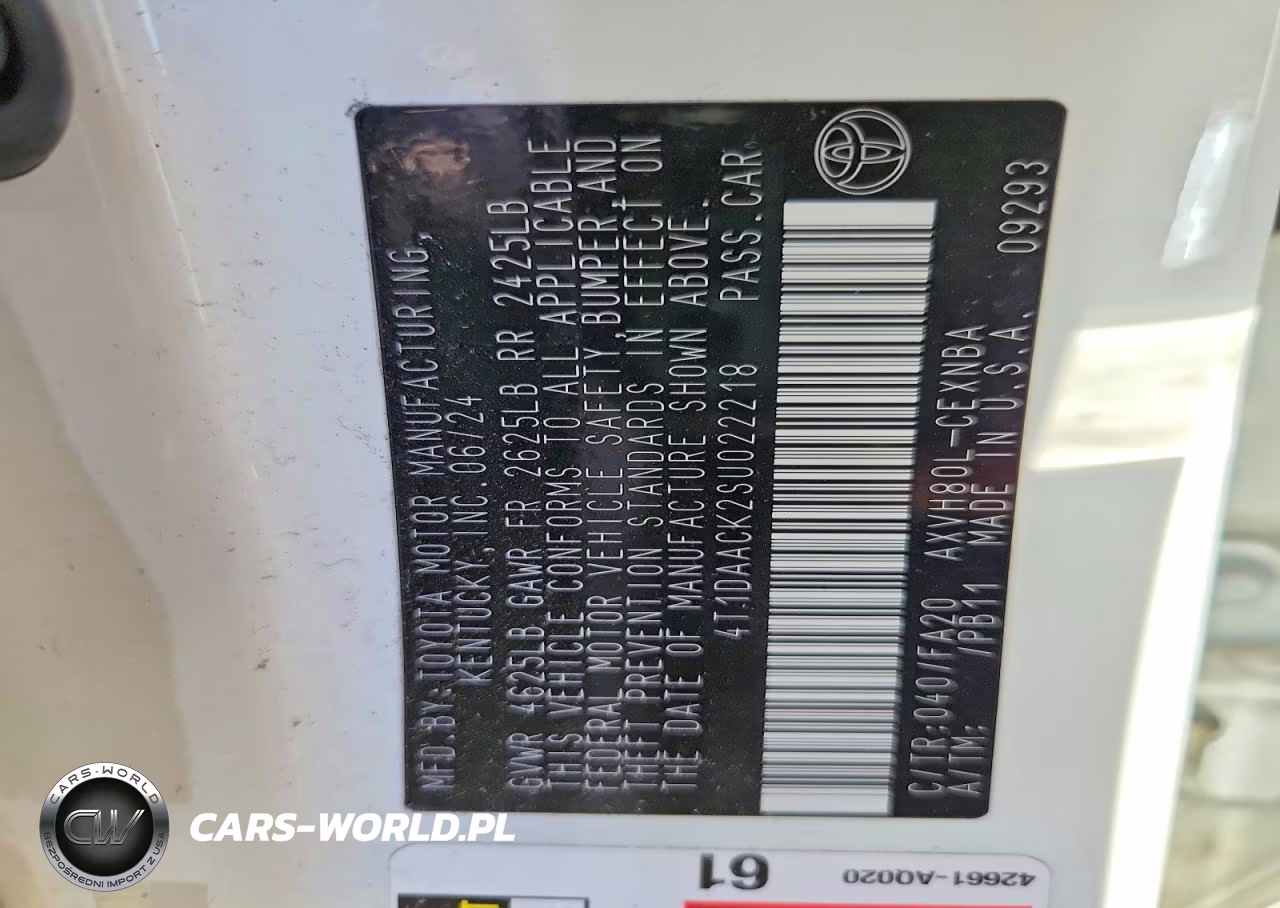 2025 Toyota Camry Le VIN:4T1DAACK2SU022218 - 13