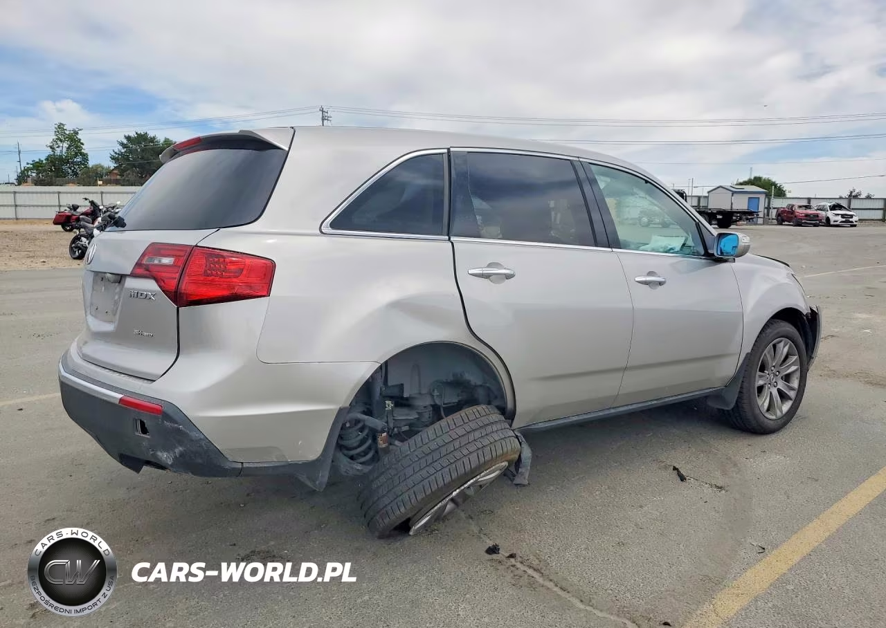 2012 Acura Mdx Advance VIN:2HNYD2H8XCH501520 - 3