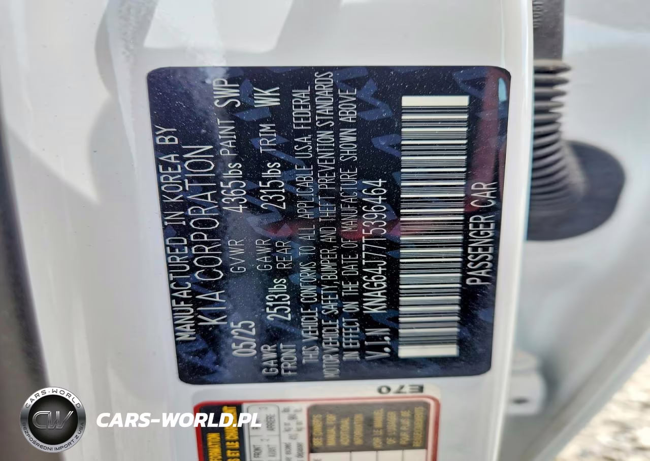 2026 Kia K5 Gt Line VIN:KNAG64J77T5396464 - 12