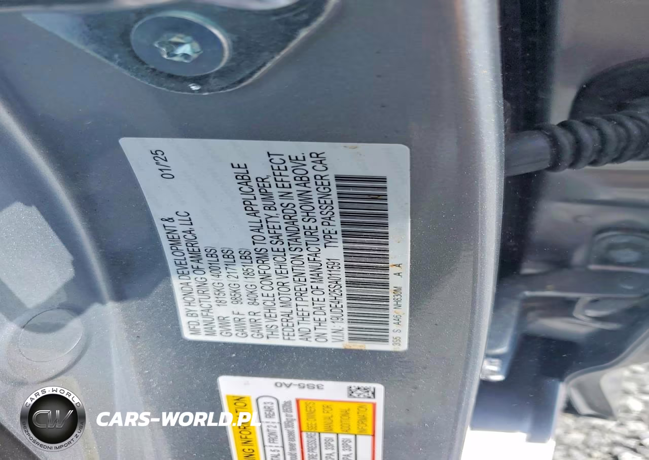 2025 Acura Integra VIN:19UDE4H25SA011591 - 12