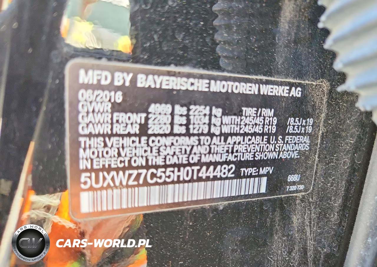 2017 BMW X3 Sdrive28I VIN:5UXWZ7C55H0T44482 - 13