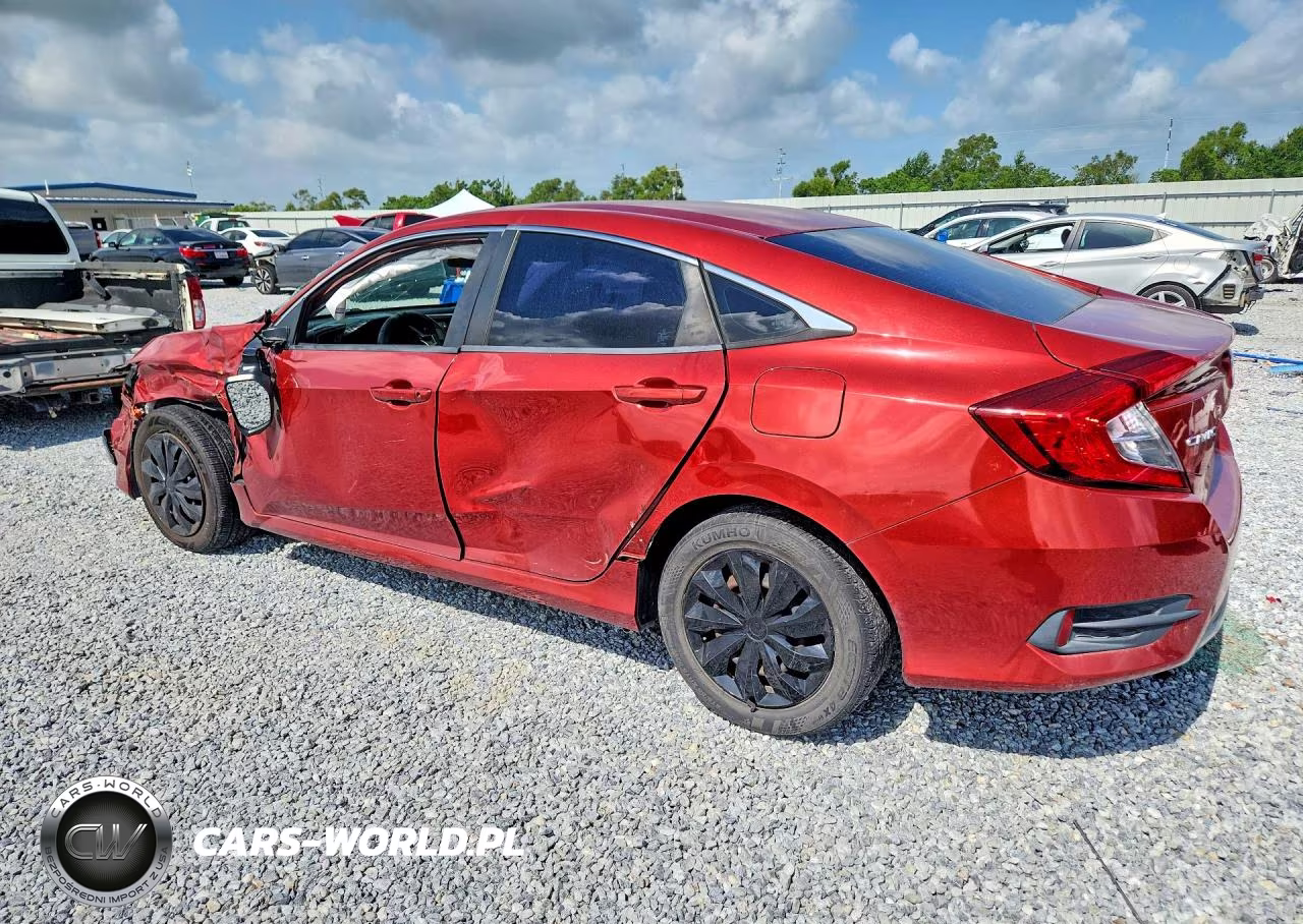 2019 Honda Civic Lx VIN:19XFC2F65KE004676 - 2