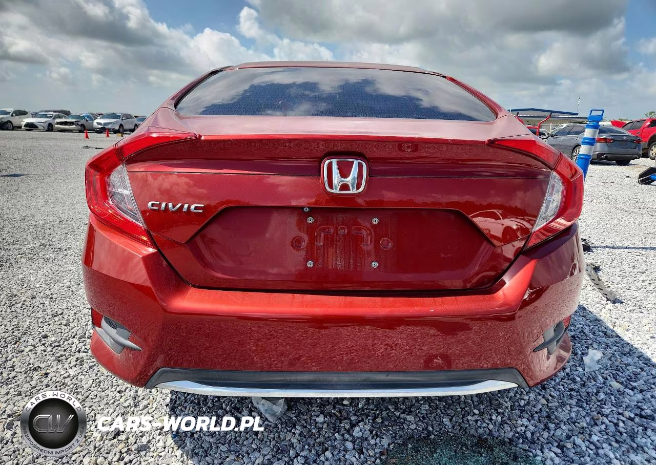 2019 Honda Civic Lx VIN:19XFC2F65KE004676 - 6